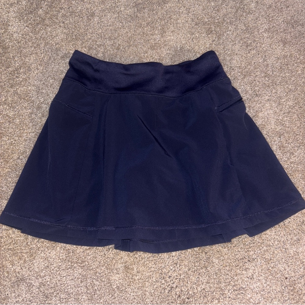 5/$25 Navy Girl Pleated Sport Skirt